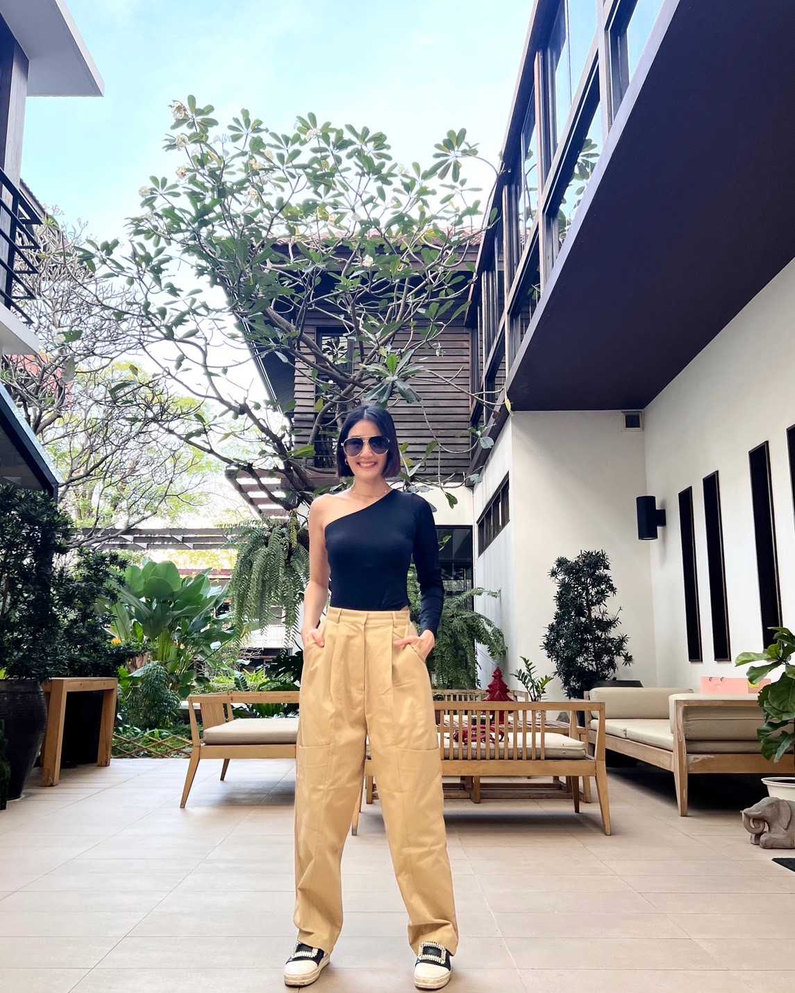 S03 Bodysuit Antibac ดำ Size M