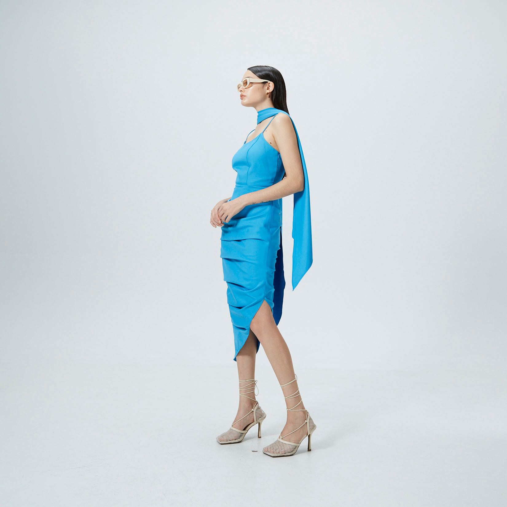 Sila Gaia dress - blue color 