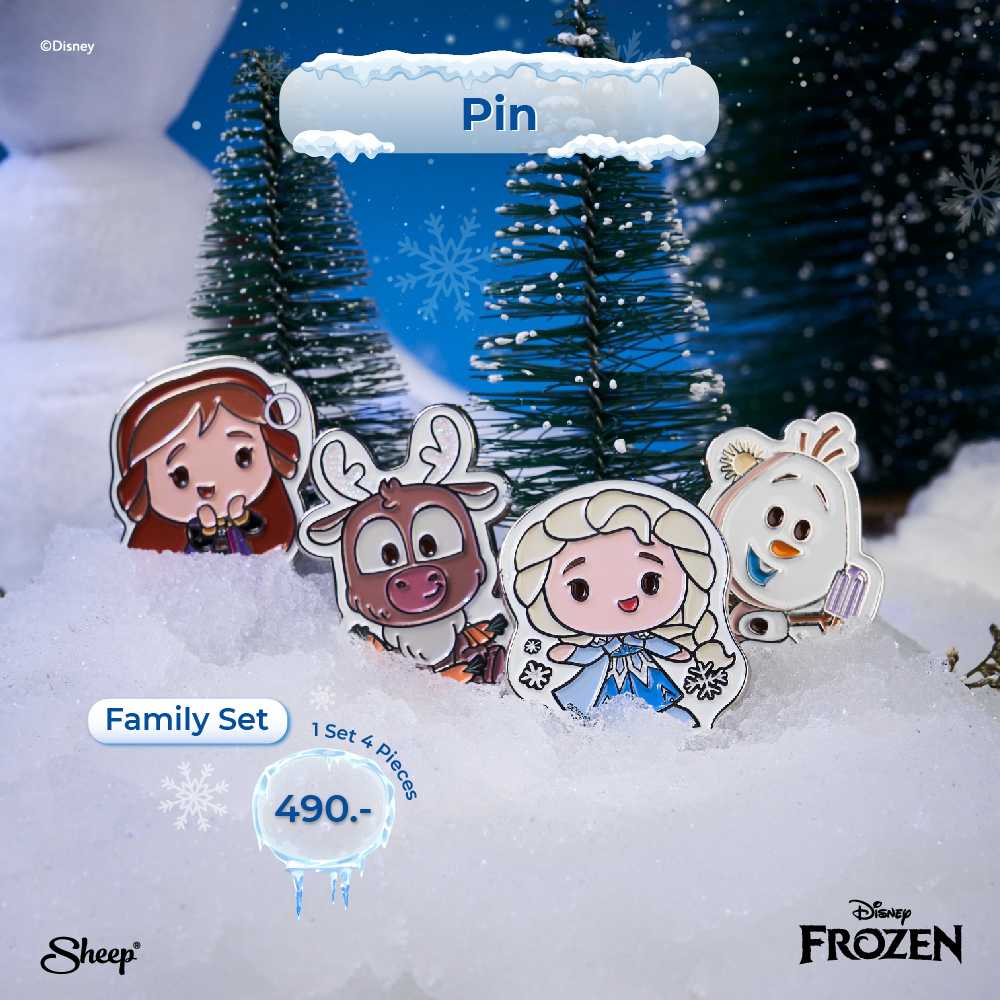[Disney’s Frozen “Olaf” Limited Collection]  Pin เข็มกลัดพรีเมียมลายFrozen เอลซ่า อันนา โอลาฟ