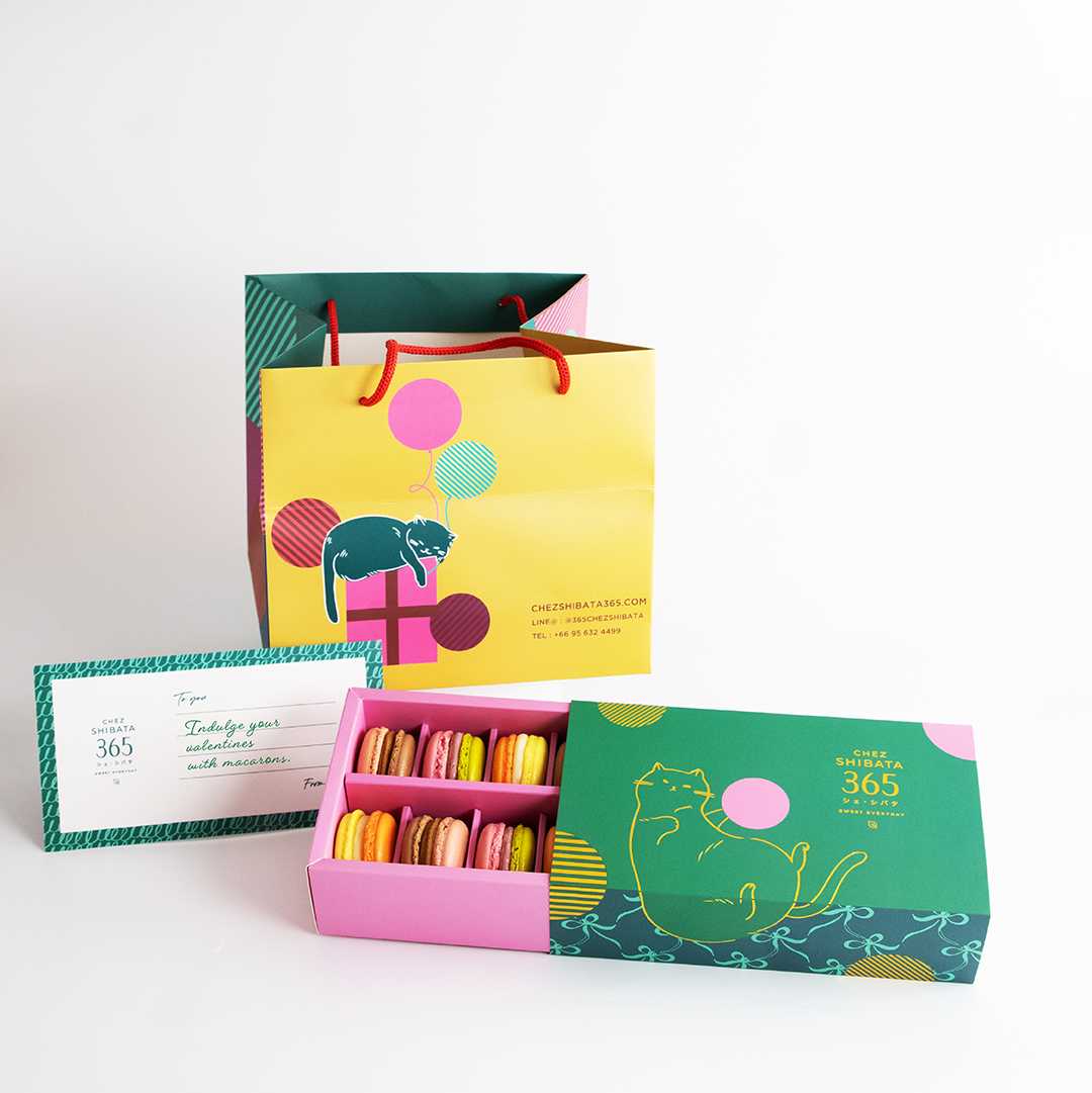 12 piece macaron set