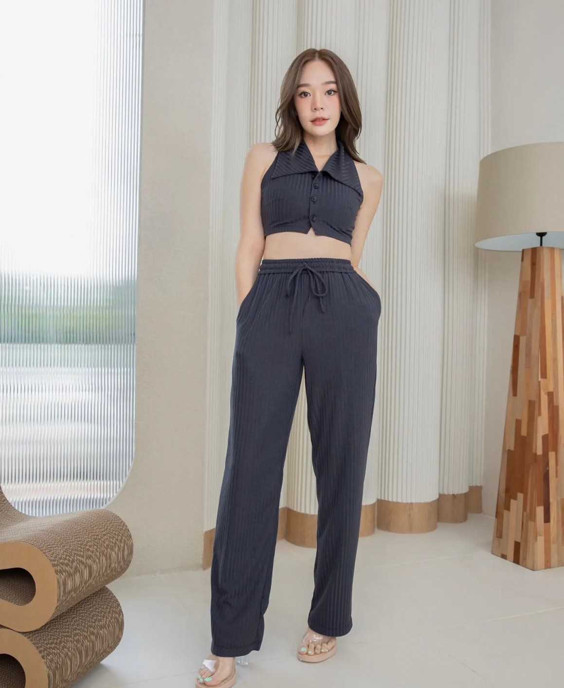 Kiless Pants Charcoal
