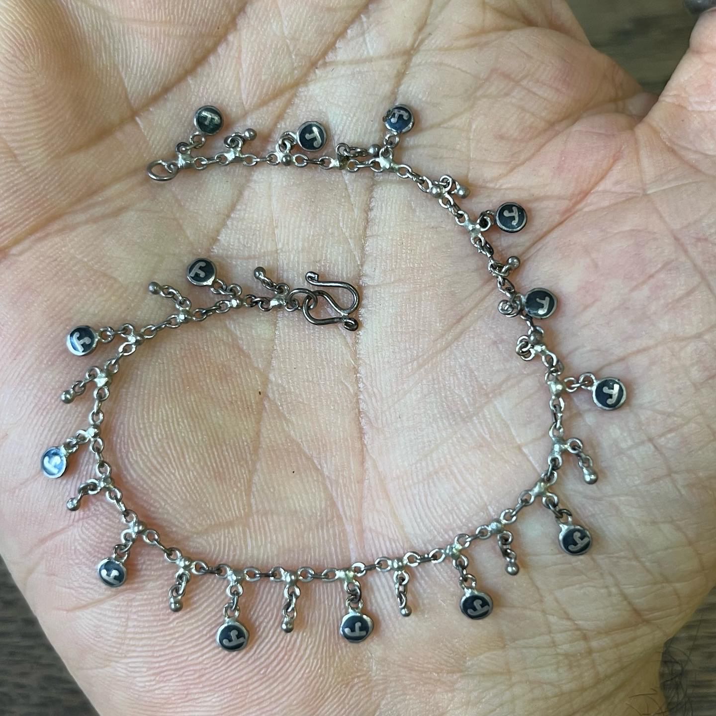 สร้อยข้อมือเงินแท้925  