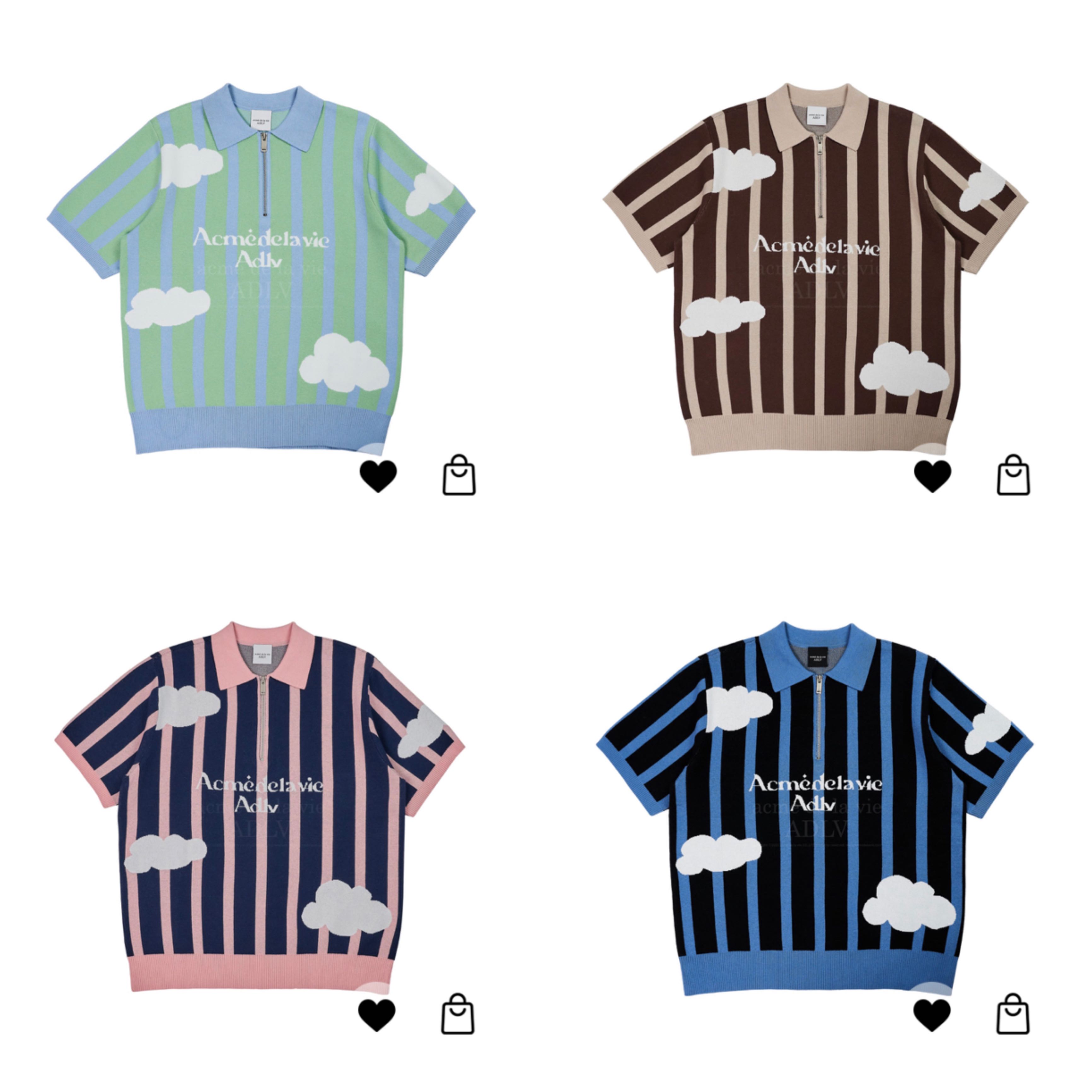 [PRE-ORDER] ADLV CLOUD LOGO SHORT SLEEVE KNIT
