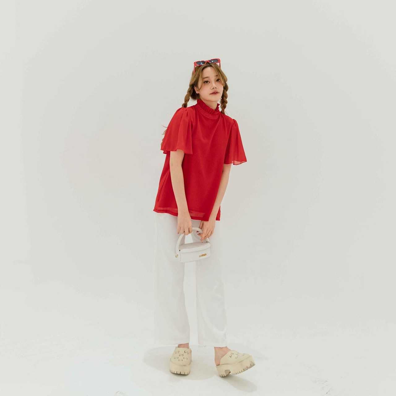 Kimmame - เสื้อ รุ่น Elsa Chiffon Blouse 4 สี