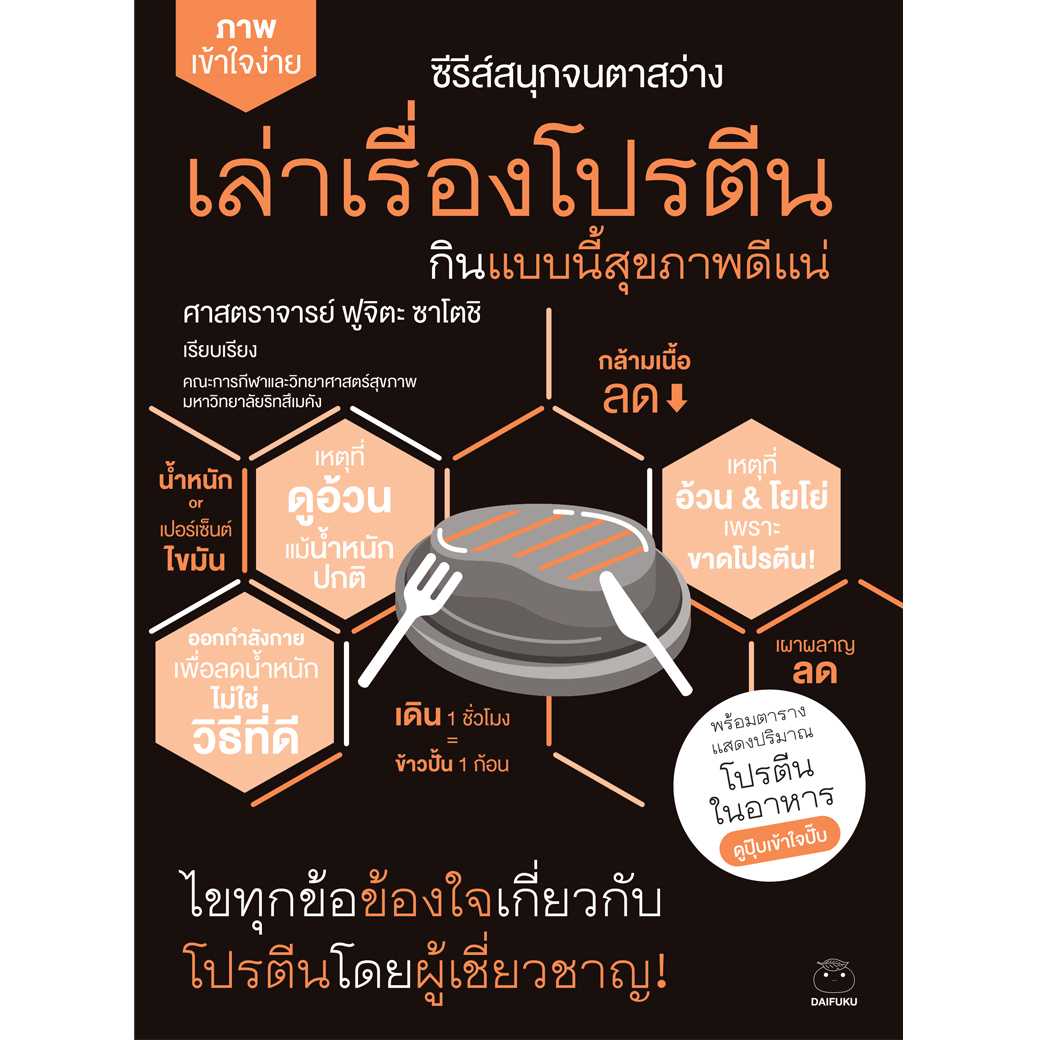 หนังสือ เล่าเรื่องโปรตีน กินแบบนี้สุขภาพดีแน่