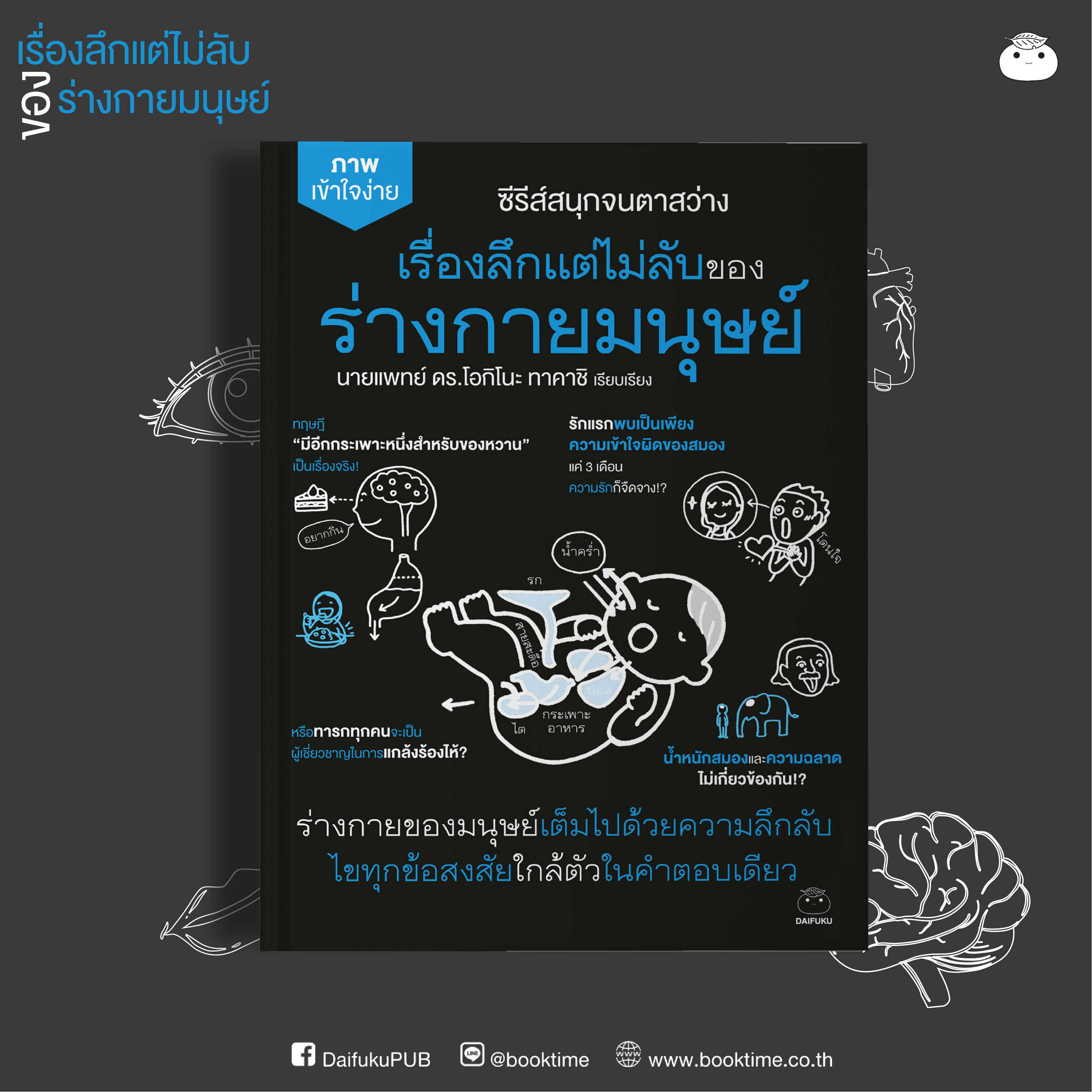 หนังสือ เรื่องลึกแต่ไม่ลับของร่างกายมนุษย์