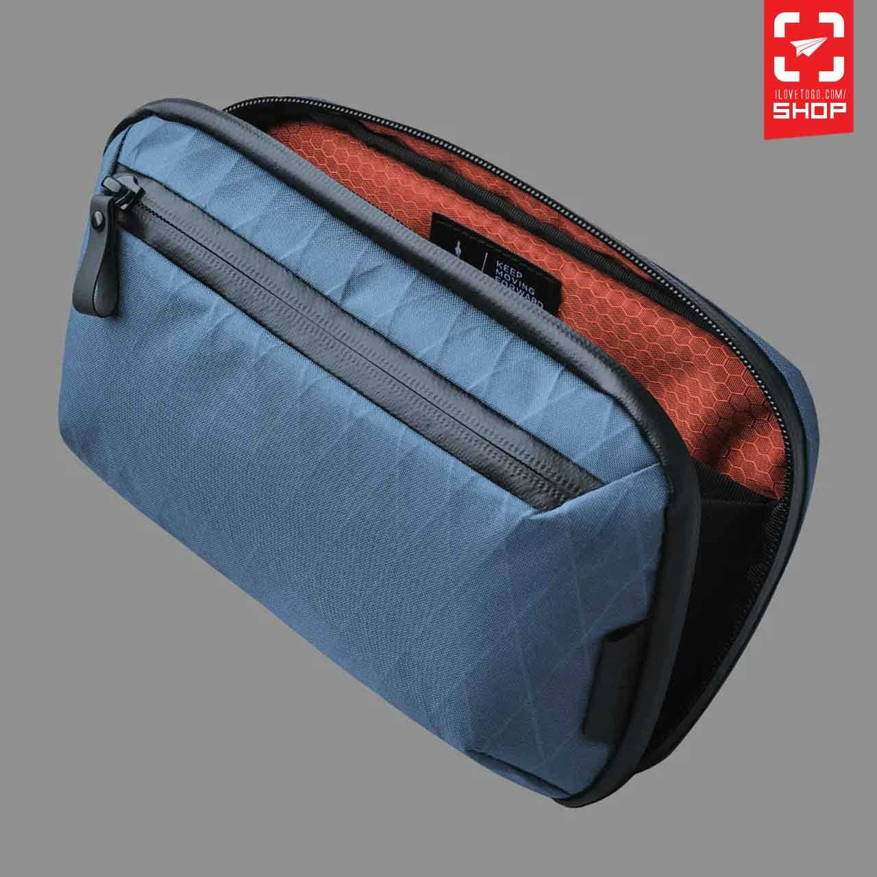 กระเป๋า Alpaka - Elements Tech Case Mini พร้อมสายสะพาย สี Ocean Blue ECO RX30 Edition