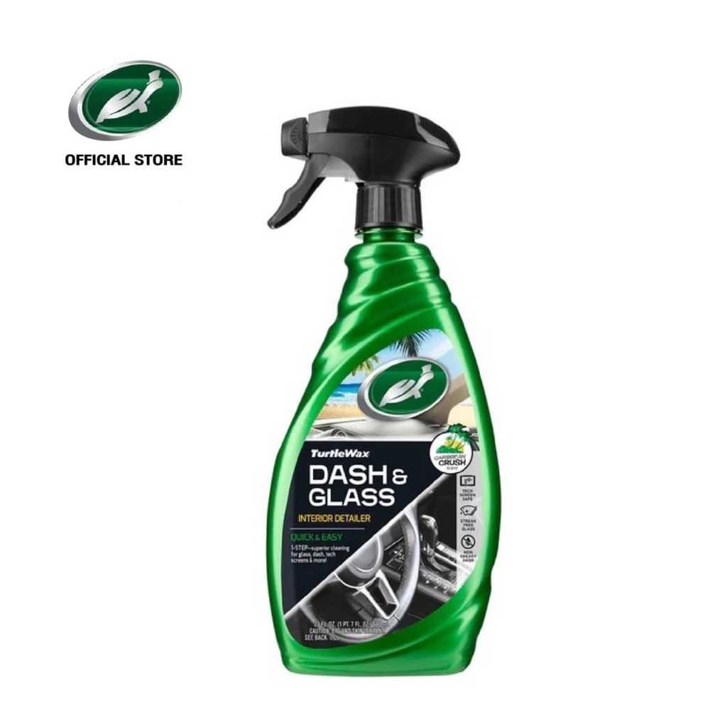 Turtle Wax Dash and Glass Protectant Spray ทำความสะอาด เคลือบเงากระจก และคอนโซลรถยนต์ ขนาด 680 มล.