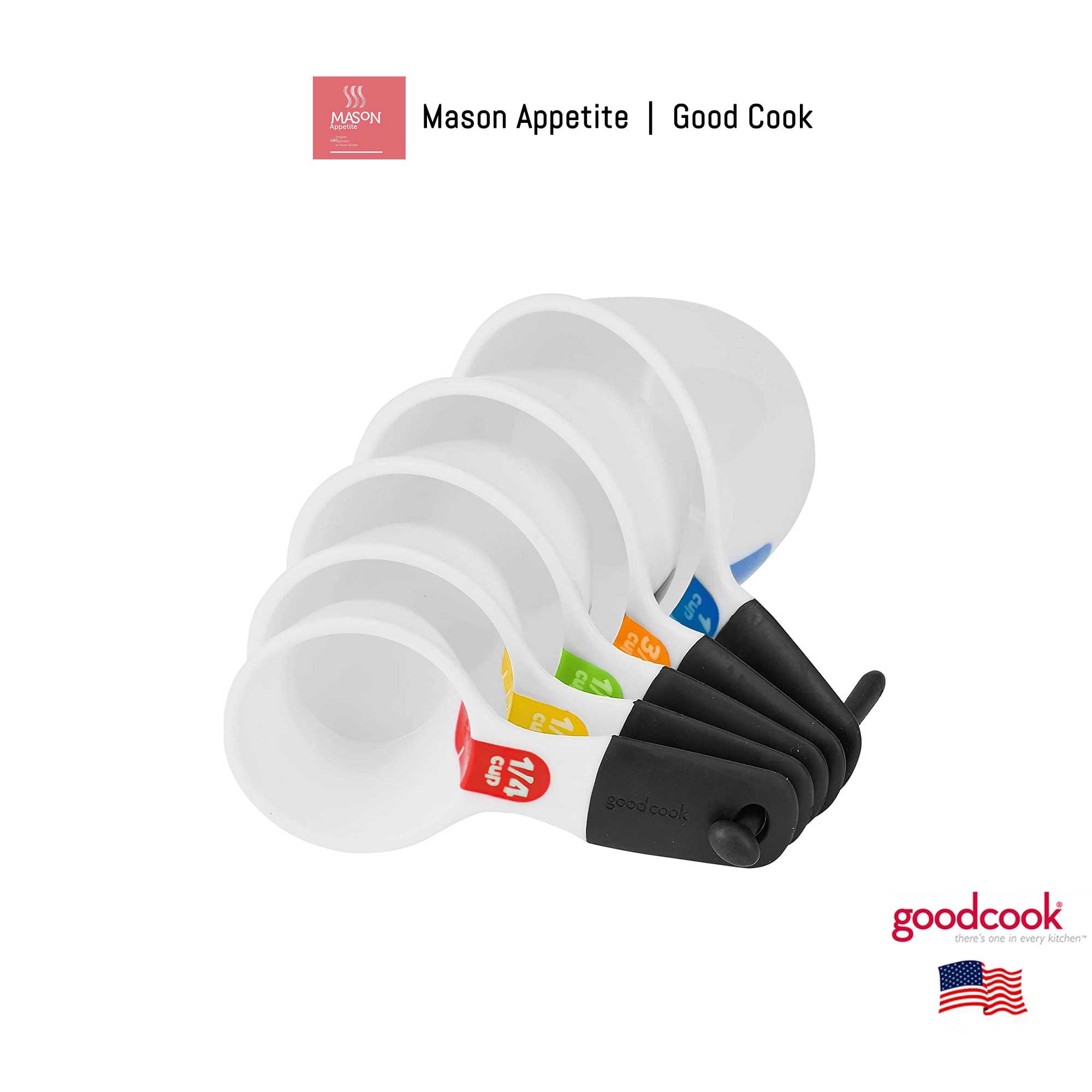 20315 GoodCook MEASURING CUP SET 5PC ชุดถ้วยตวงกู๊ดคุก 5 ชิ้น
