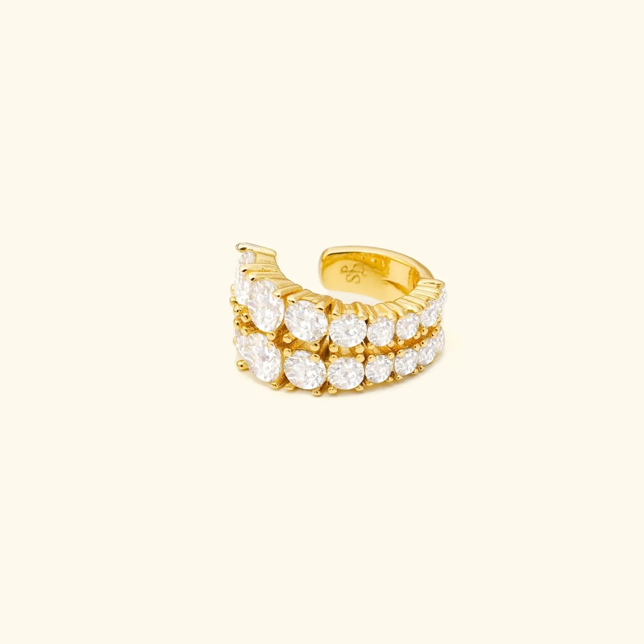 ต่างหูหนีบคริสตัลไคลี่ (Crystal Kylie Ear Cuff)