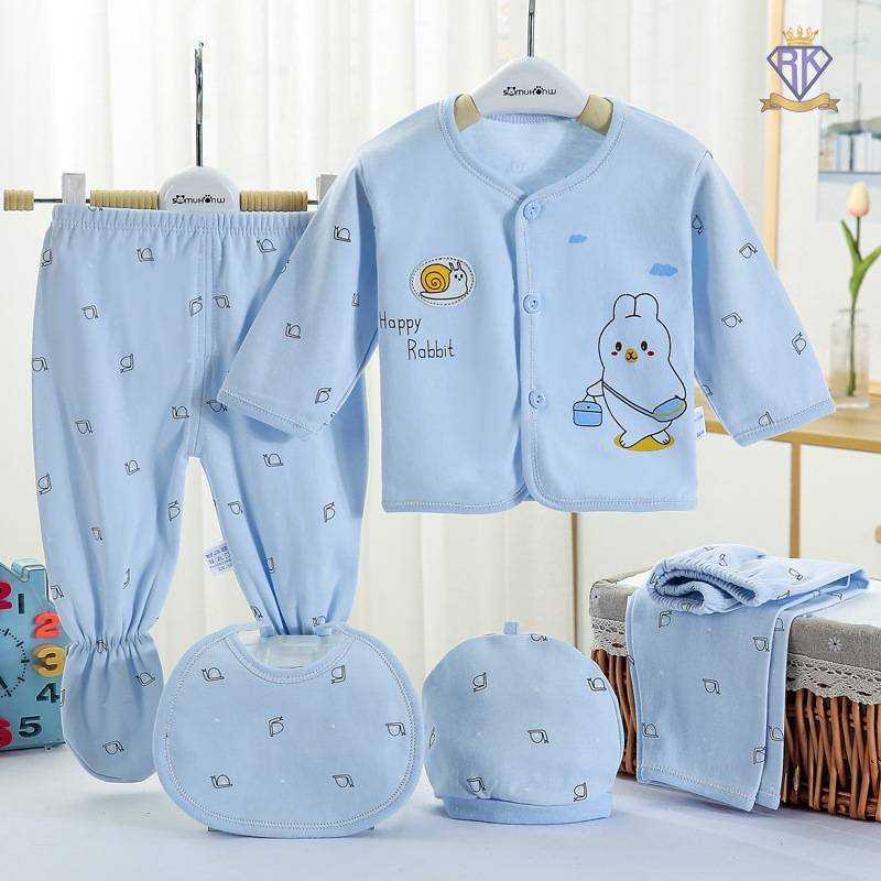 F0027 ชุดเซ็ตเด็กอ่อน 5 ชิ้น เสื้อผ้าเด็กอ่อน Gift Set Baby เตรียมคลอด
