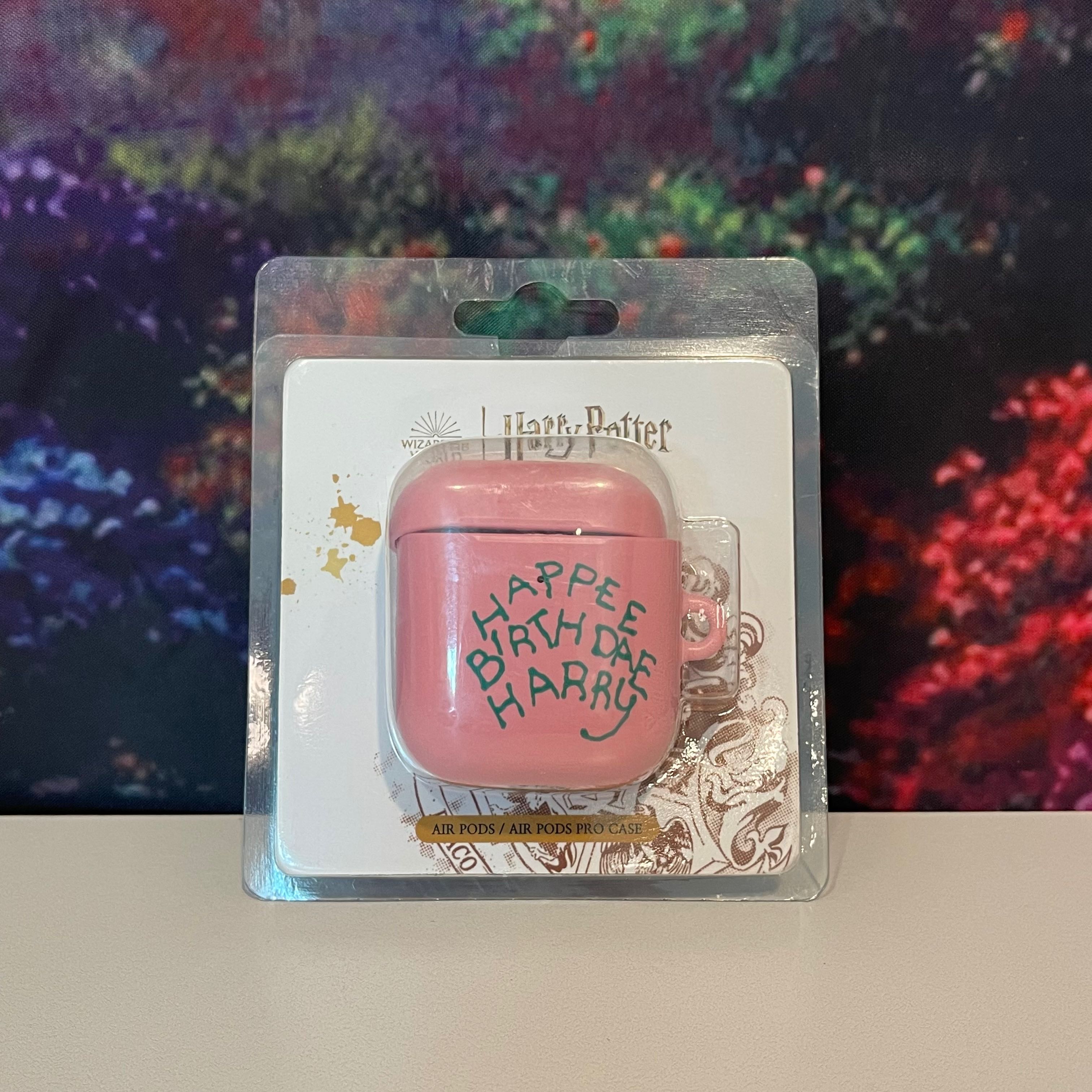 เคส Airpods 1 & 2 Harry Potter - Happy Birthday Harry (Pink)