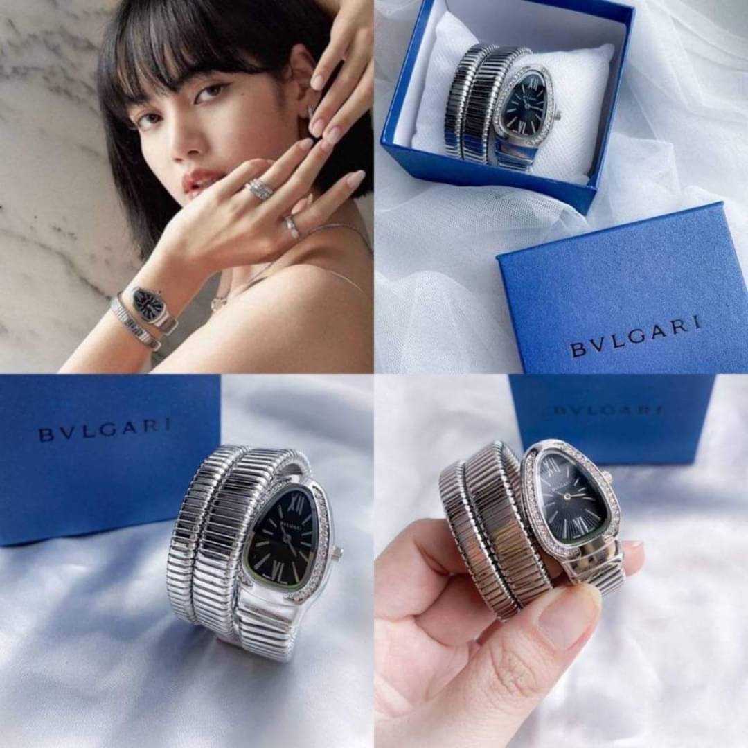 ⌚️นาฬิกา BVLGARI สายสแตนเลส  🎁พร้อมกล่อง+ถุงกระดาษ