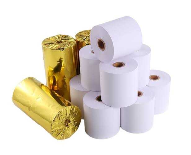กระดาษใบเสร็จปริ้นความร้อน 80x80mm (2ม้วน)