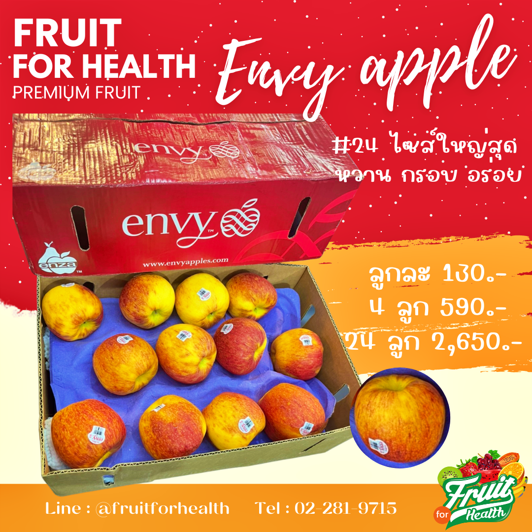 แอปเปิ้ลเอนวี่ไซส์ใหญ่สุด - Envy Apple Size 24