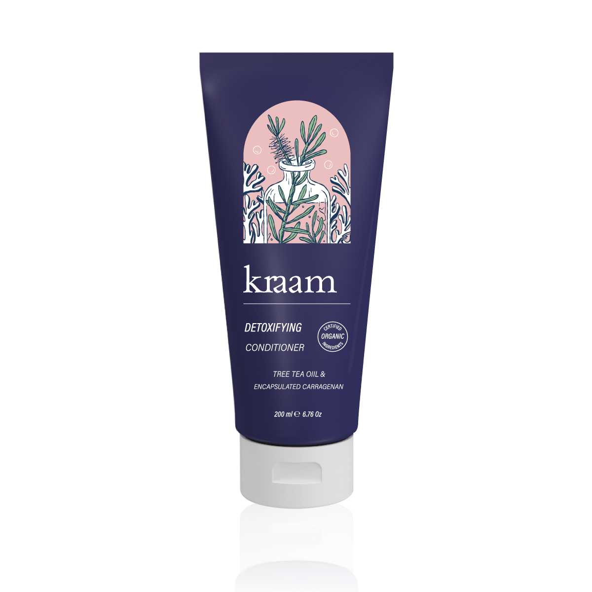Kraam Hair & Scalp Detoxifying Conditioner (Tea Tree Oil & Encapsulated Carragenan)  200 g