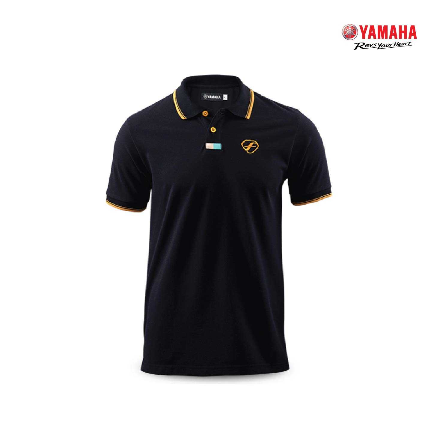 เสื้อโปโล F-Icon (สีดำ-ทอง) ไม่เข้าร่วมสวัสดิการ