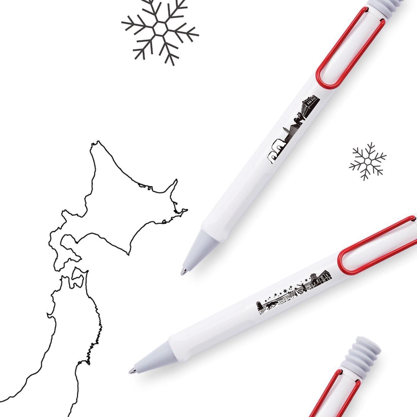 LAMY Safari Ballpoint White  Red Clip 2023  (ลูกลื่น)