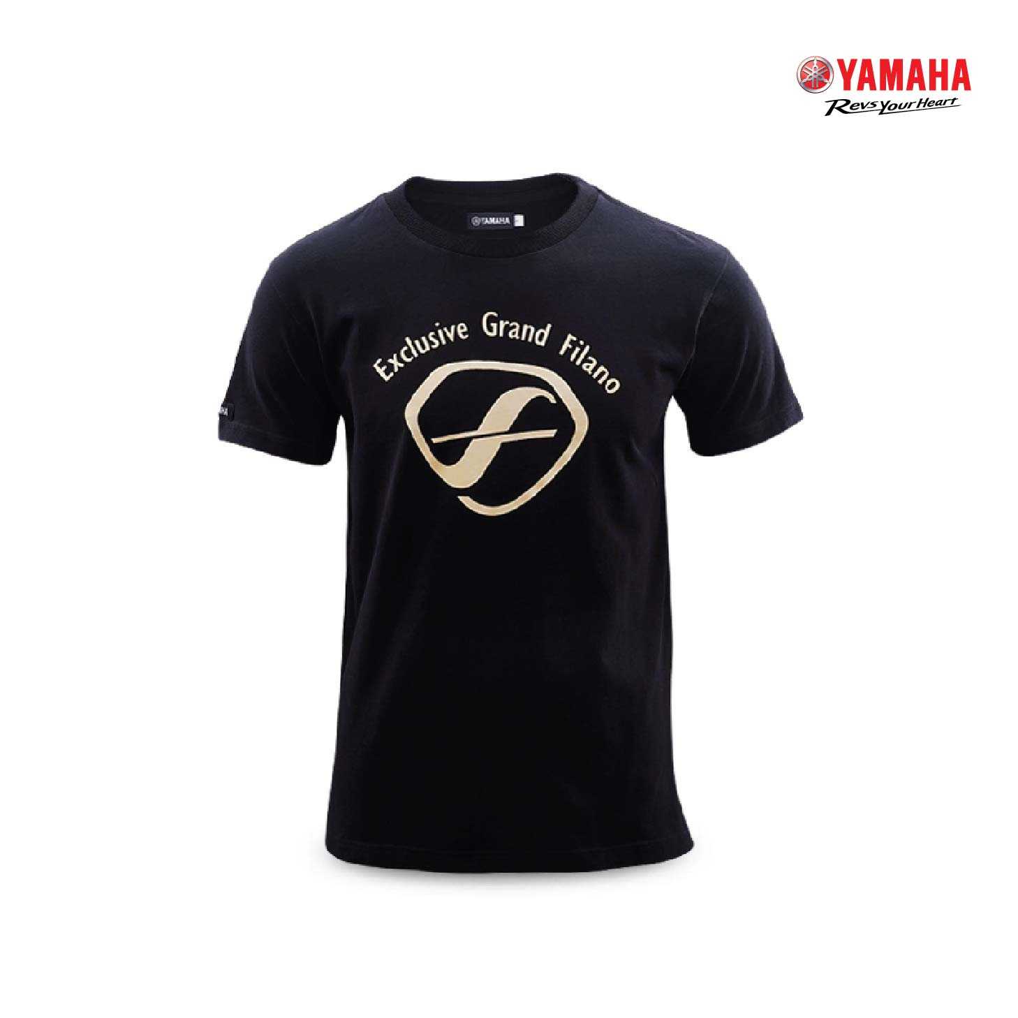 เสื้อยืด Grand Filano สกรีนโลโก้ F สีทอง ไม่เข้าร่วมสวัสดิการ