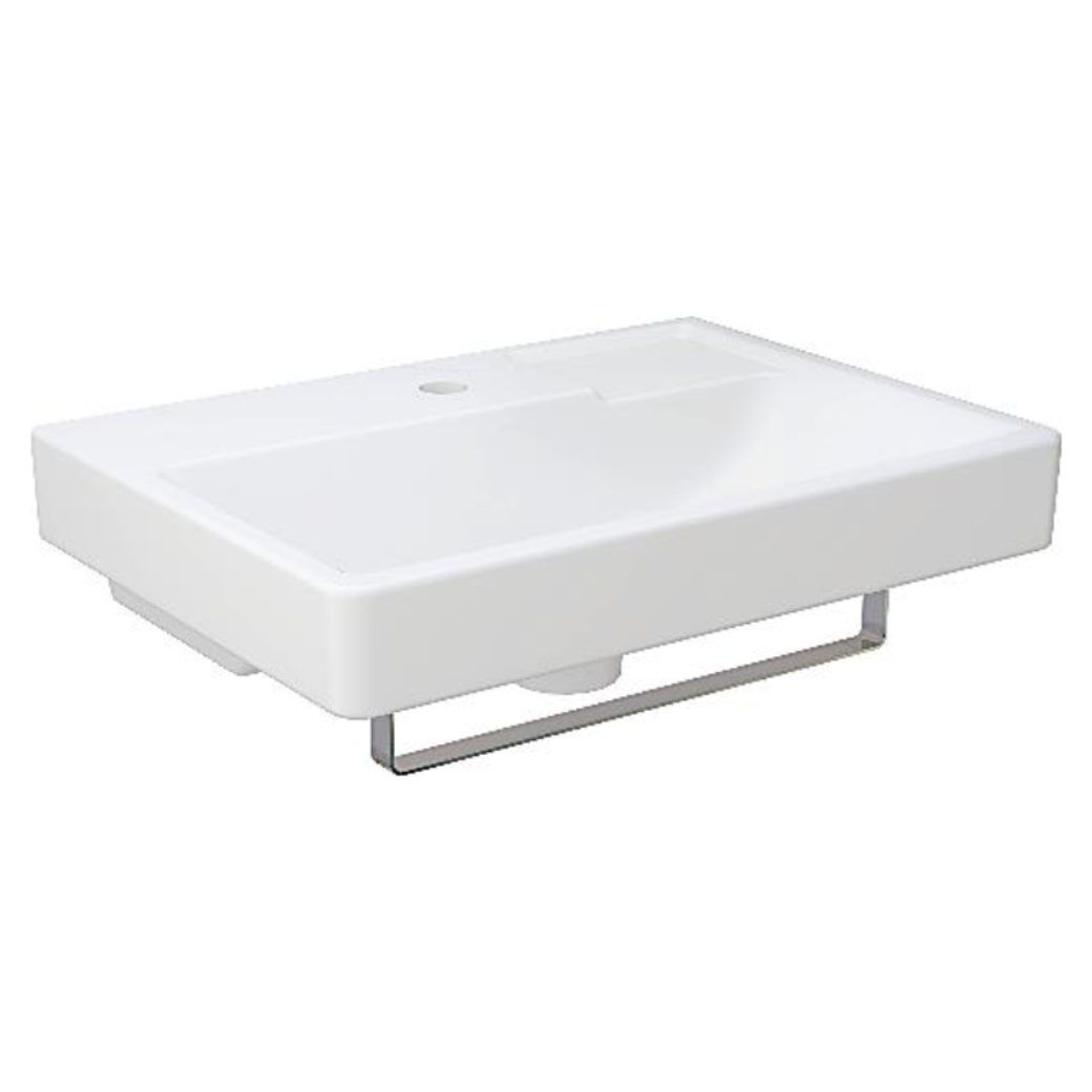 COTTO SC006317 โพซ อ่างล้างหน้าชนิดแขวนผนังพร้อมขาเหล็ก