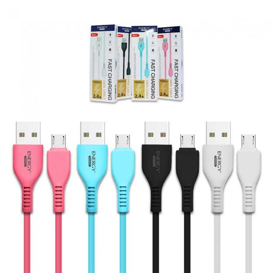 สายชาร์จ  ENERGY  Micro USB สีดำ