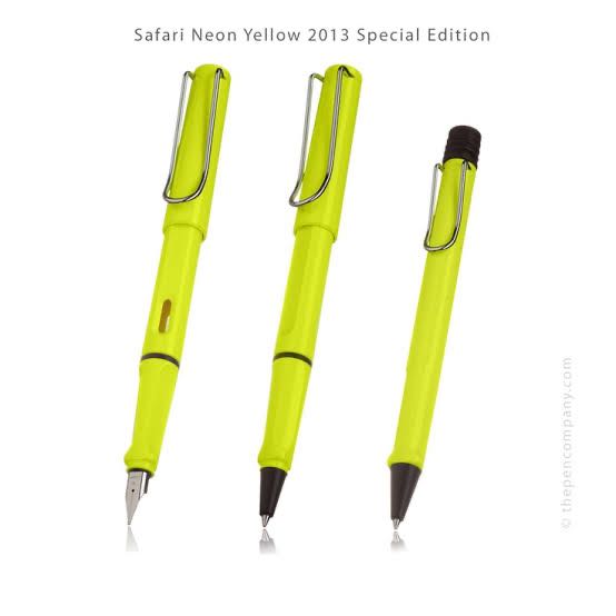 LAMY Safari Neon Yellow (สีเหลืองสะท้อนแสง)2013