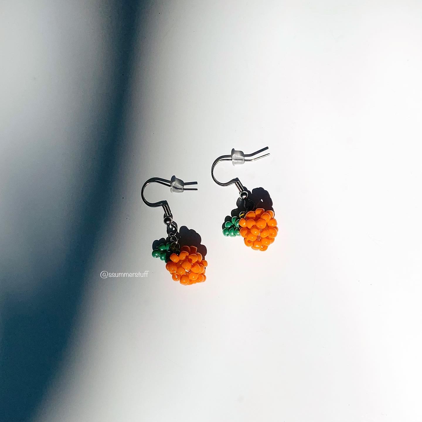 🍊handmade orange earrings🧡✨