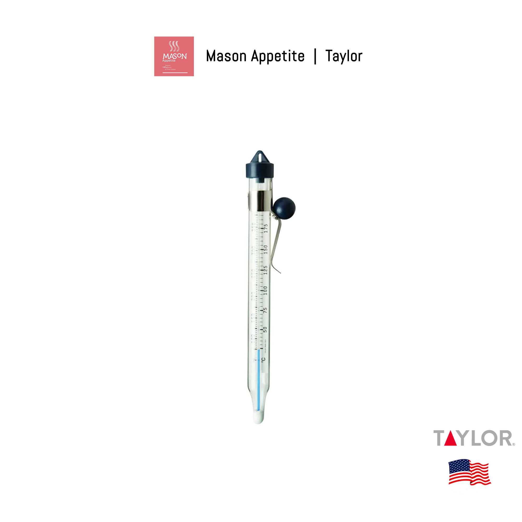 502227 Taylor Candy/Fry Thermometer เทอร์โมมิเตอร์วัดน้ำเชื่อม/น้ำมันเทเลอร์