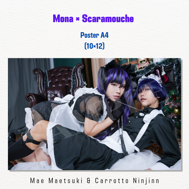Mona × Scaramouche [ Poster A4 ]