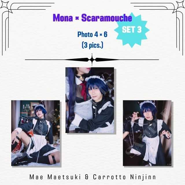 Mona × Scaramouche [Photo 4 × 6] - SET Scaramouche