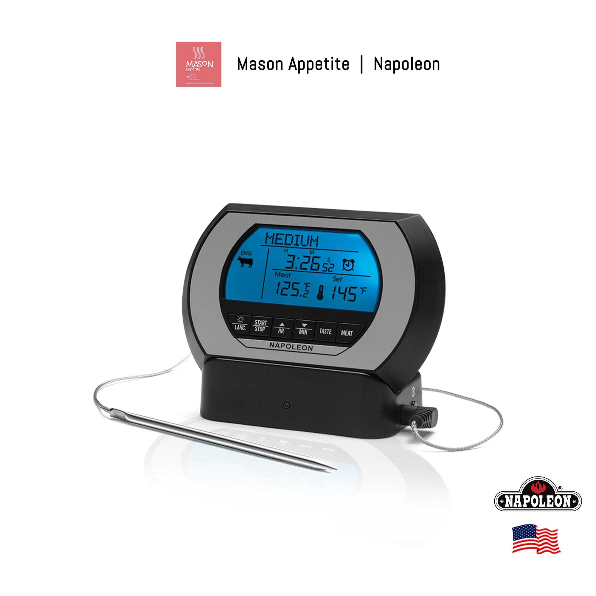70006 Napoleon Pro Wireless Digital Thermometer ดิจิตัลเทอร์โมมิเตอร์นโปเลียนรุ่นโปร