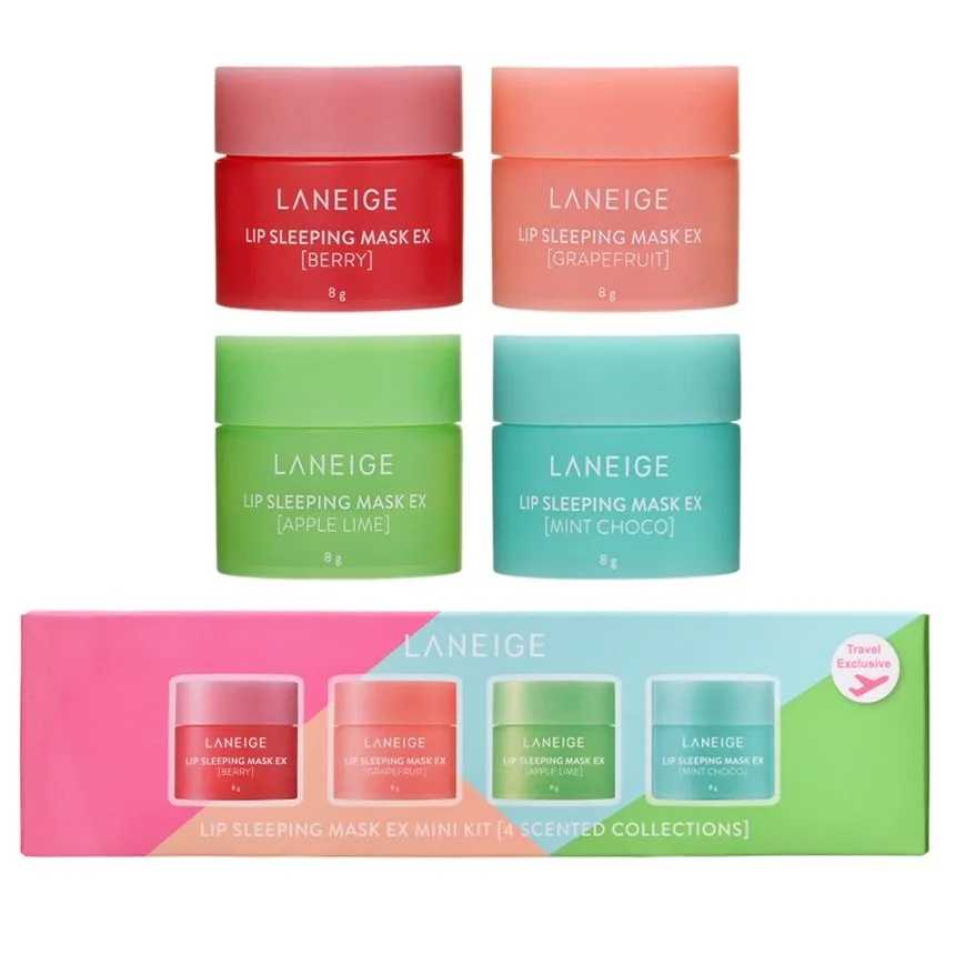 Laneige Lip Sleeping Mask EX Mini Kit (เซ็ทรวมลิปมาส์ก 4 ชิ้น)