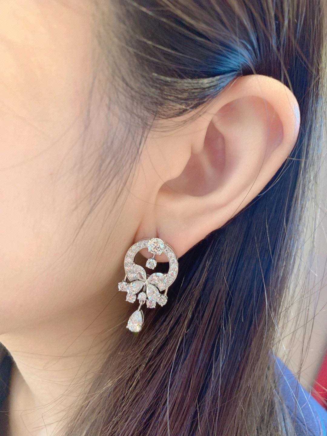 Make to order diamond earrings