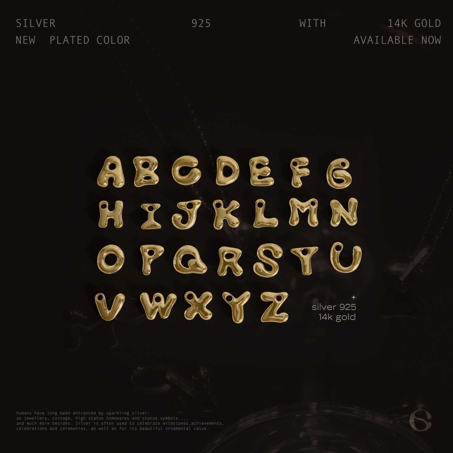 Ctrlshift - Alphabet 14k gold series