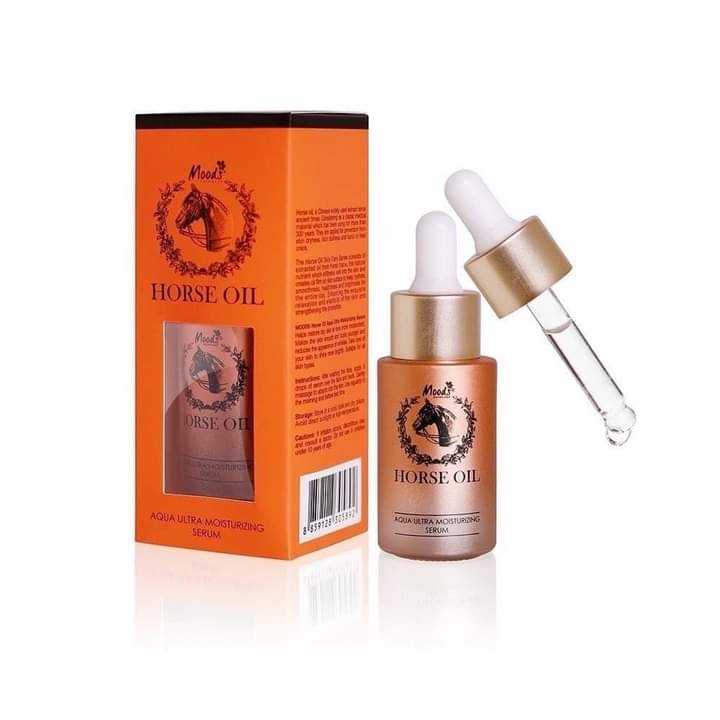 เซรั่ม น้ำมันม้า Moods horse oil aqua ultra moisturizing serum 20ml.    