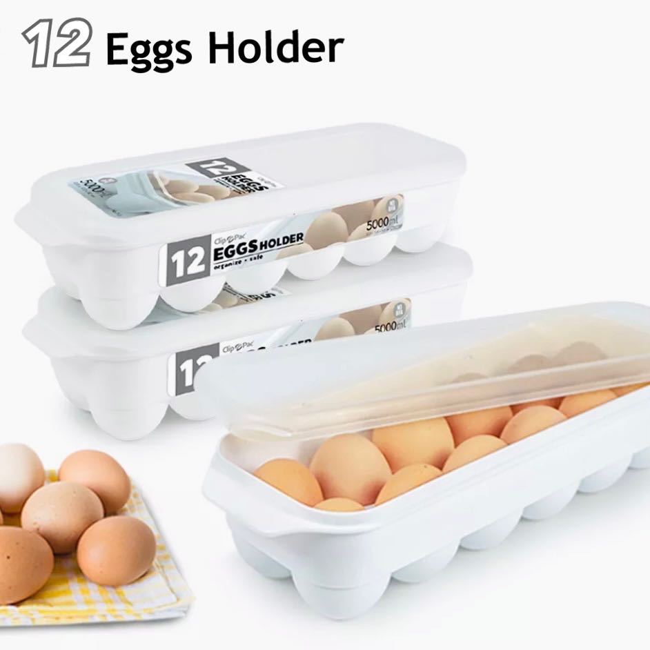 🍳 𝗘𝗴𝗴𝘀 𝗛𝗼𝗹𝗱𝗲𝗿 𝗕𝗼𝘅🥚 กล่องเก็บไข่ พร้อมฝา