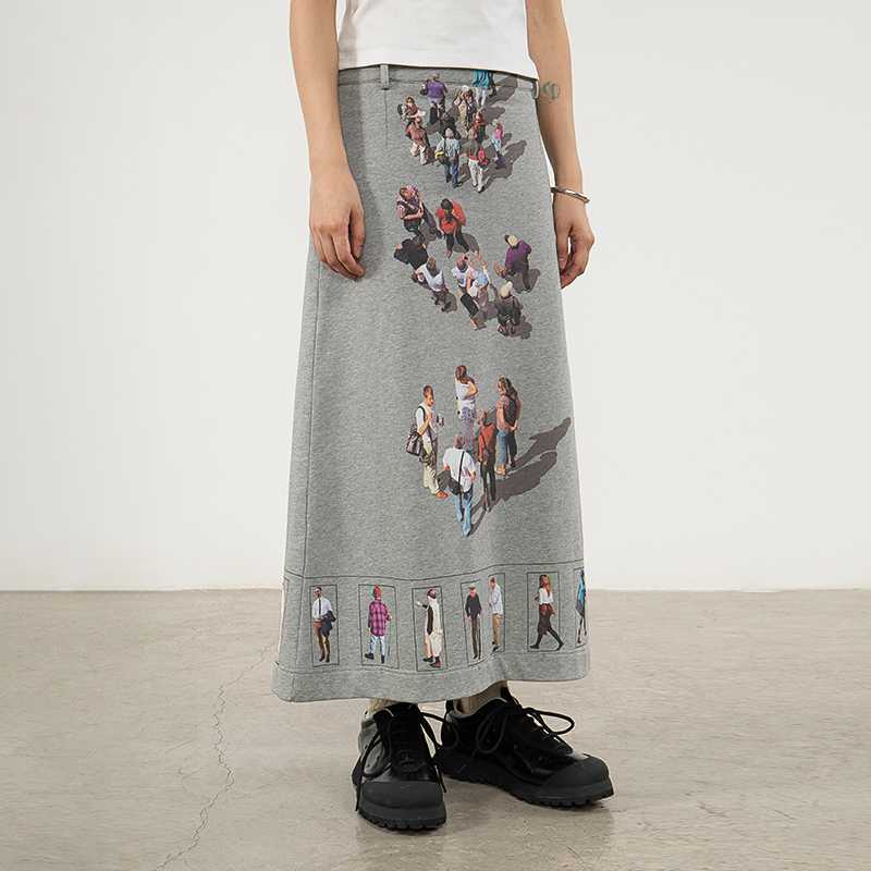 CONP 22SS Crowds Skirt social fear 8 points skirt