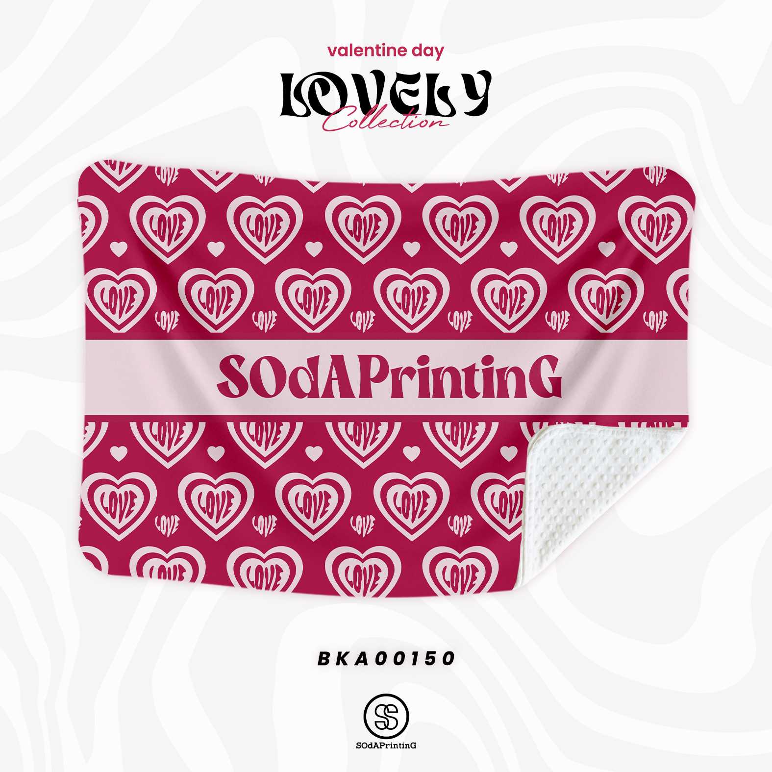 ผ้าห่ม ใส่ชื่อได้ Lovely Collection BKA00150 #ใส่ชื่อได้ #SOdAblanket #SOdAhome