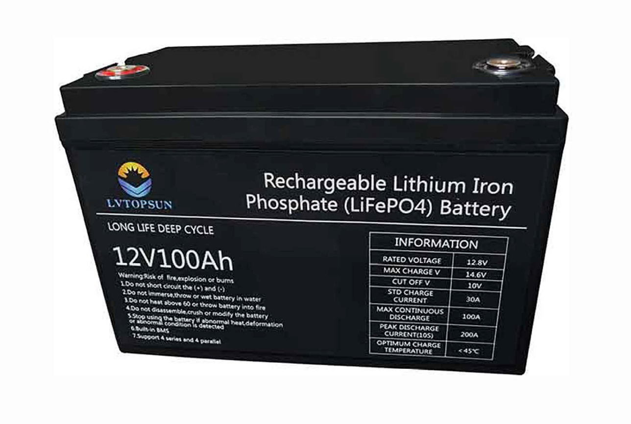 แบตเตอรี่ลิเที่ยม 12V 100Ah(LVtopsun)