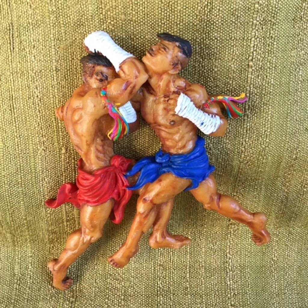 แม่เหล็กติดตู้เย็นสามมิติ มวยไทย must thai souvenir magnet