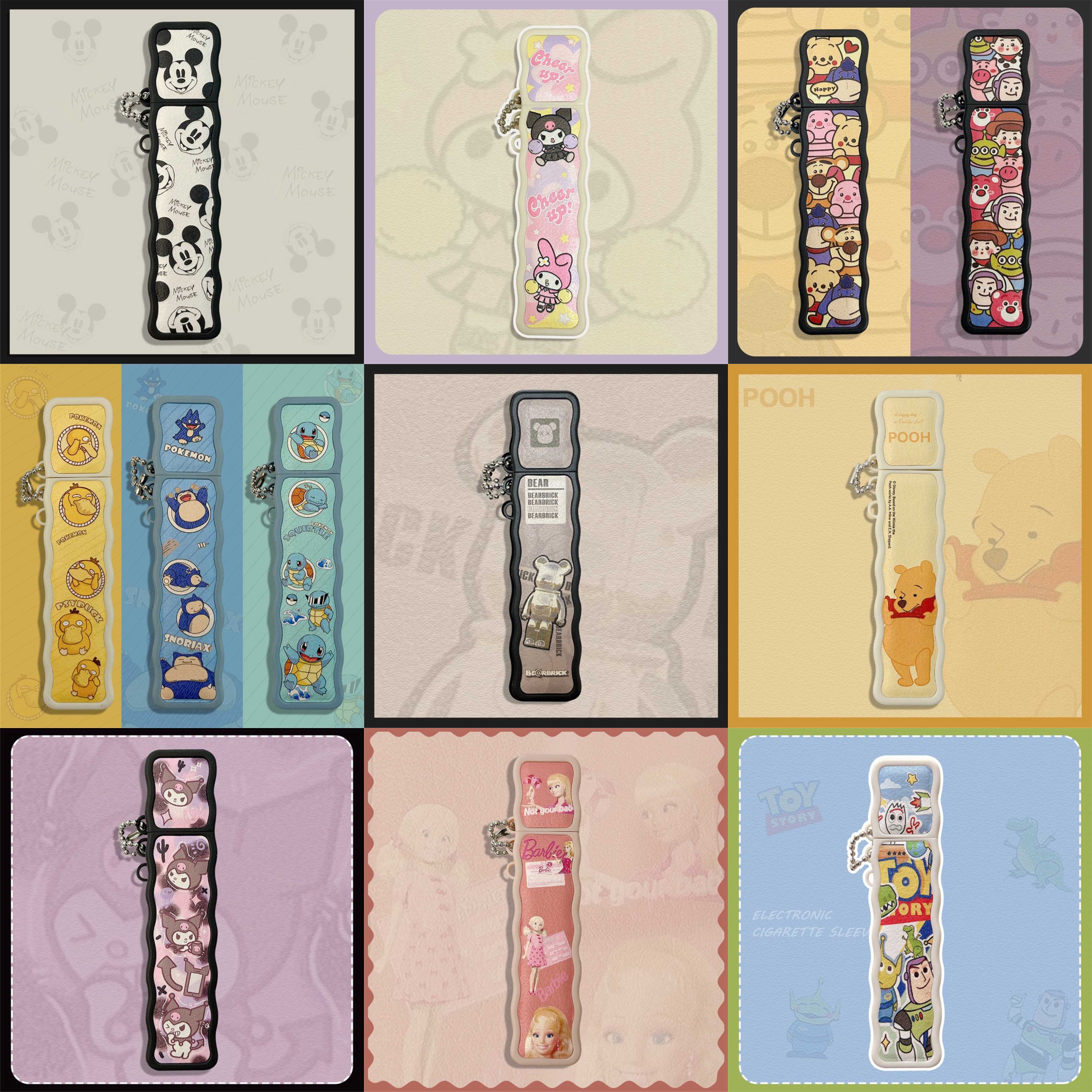 เคสซิลิโคนยางฝาปิดพร้อมสายโซ่