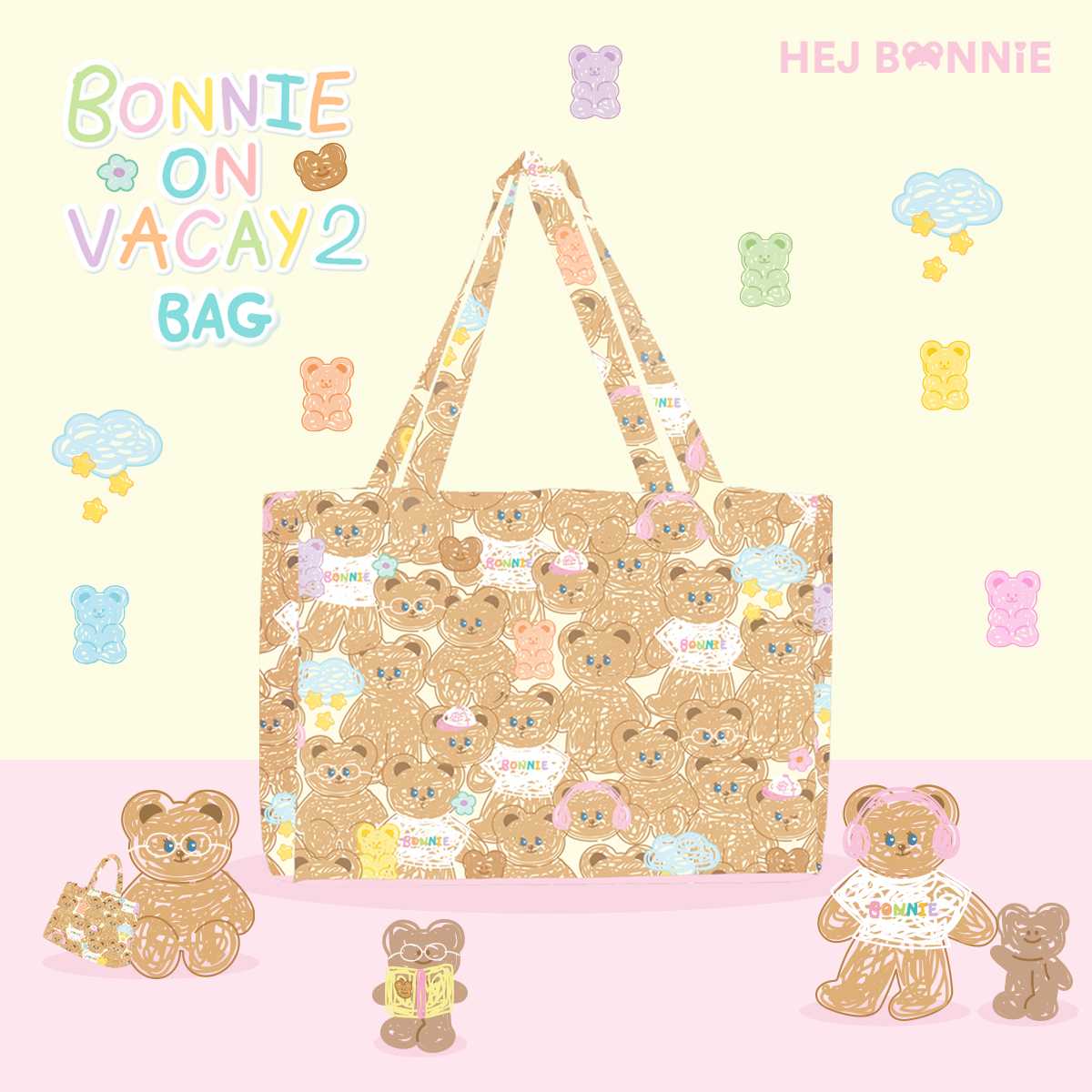[Sold out] Bonnie's on Vacay V.2 Bag l Hej Bonnie Official