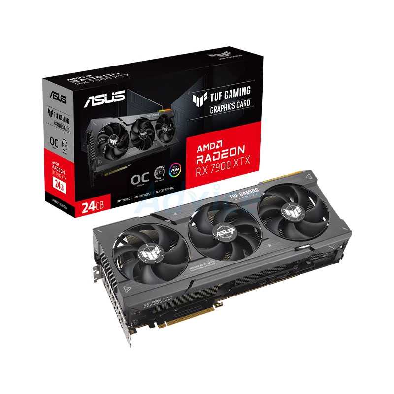 VGA ASUS RADEON RX 7900XTX TUF O24G GAMING - 24GB GDDR6