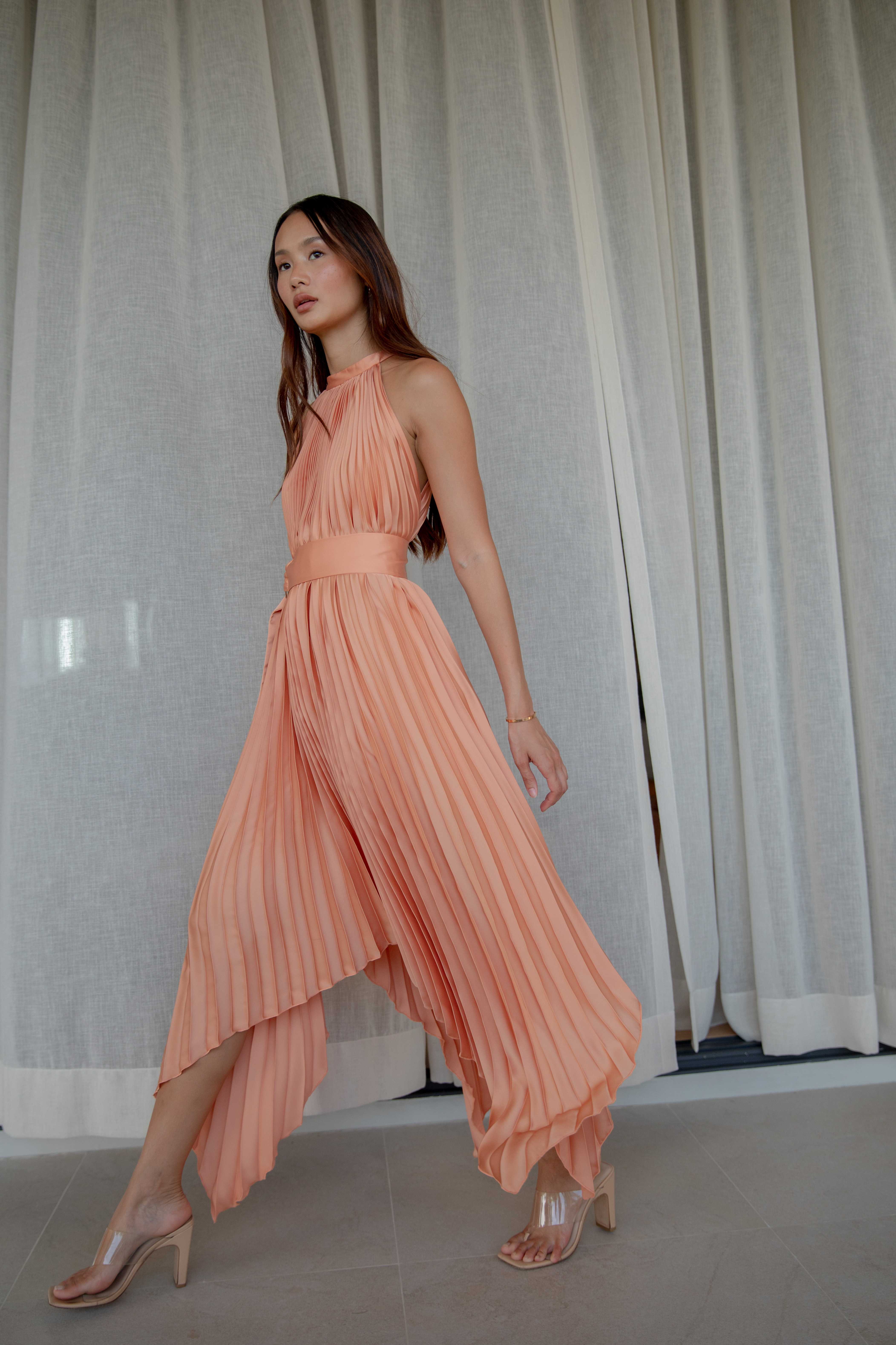 Zahara Dress - Peach