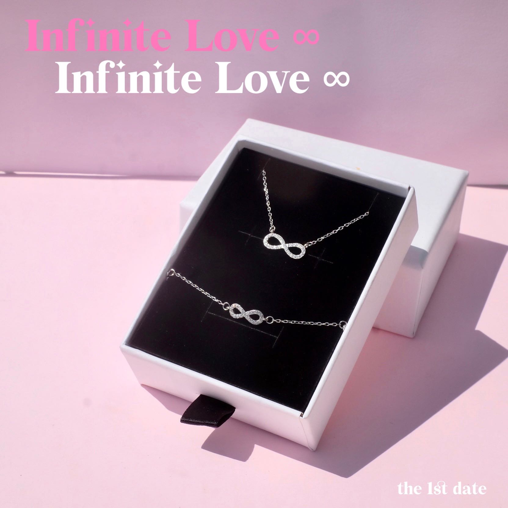 เซทเครื่องประดับ Infinite Love-ส่งฟรี(เงินแท้92.5%)