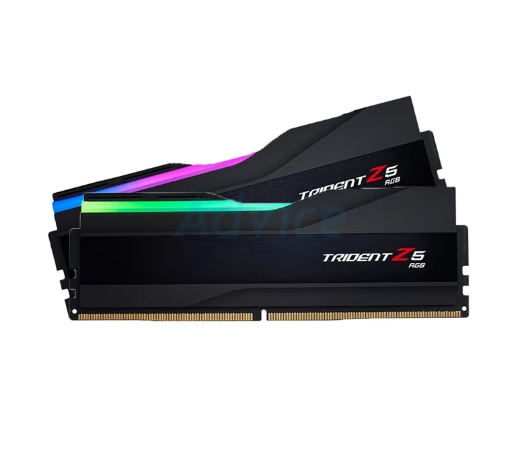 RAM DDR5(7800) 32GB (16GBX2) G.SKILL TRIDENT Z5 RGB BLACK (F5-7800J3646H16GX2-TZ5RK)