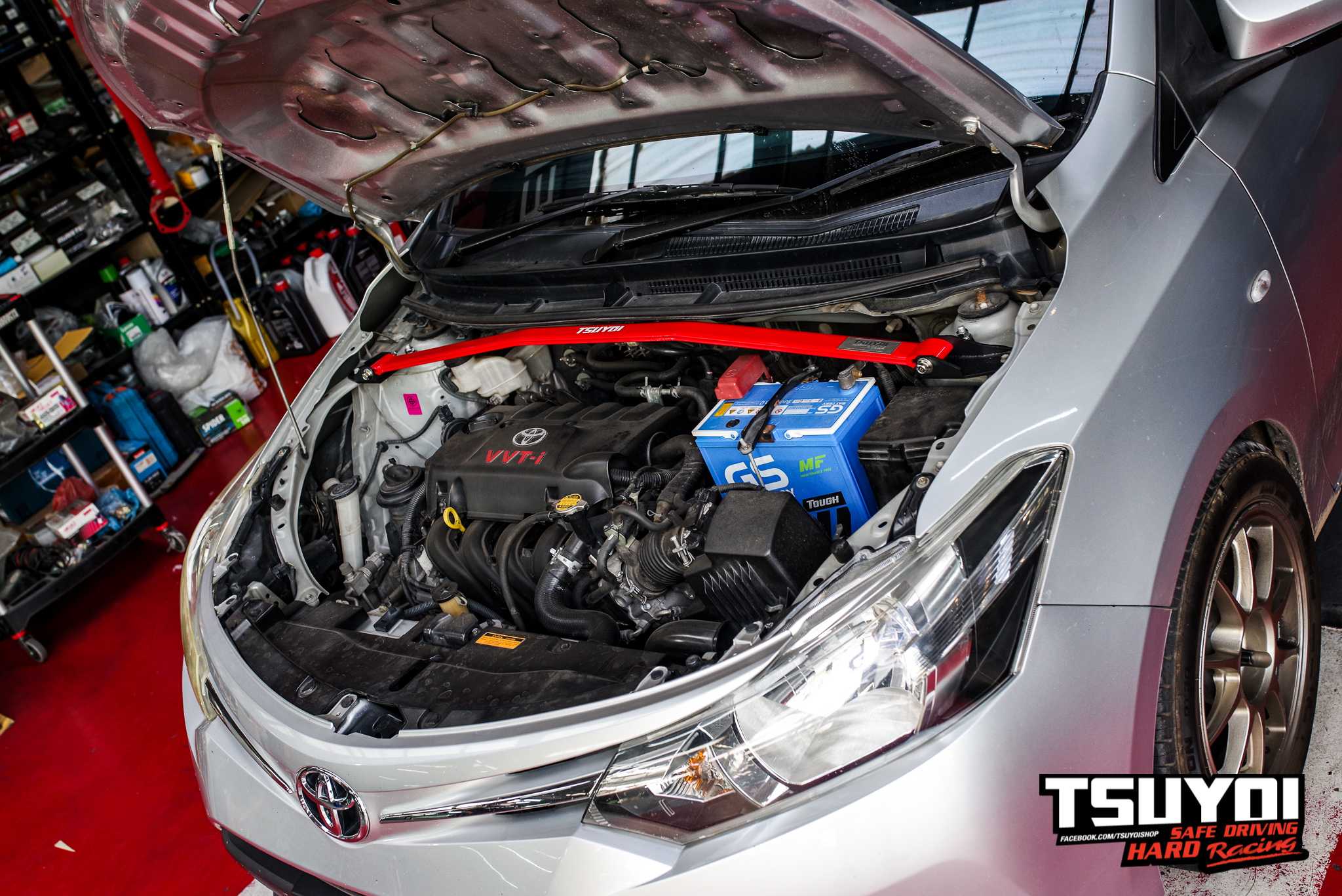 ค้ำโช้คหน้า TSUYOI Performance สำหรับ TOYOTA