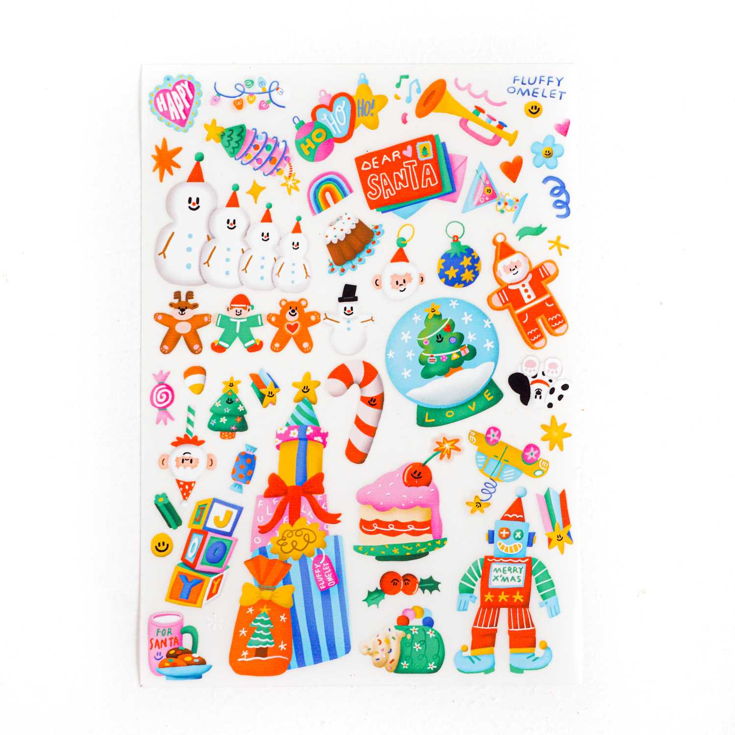 FLUFFY X MAS STICKER A5