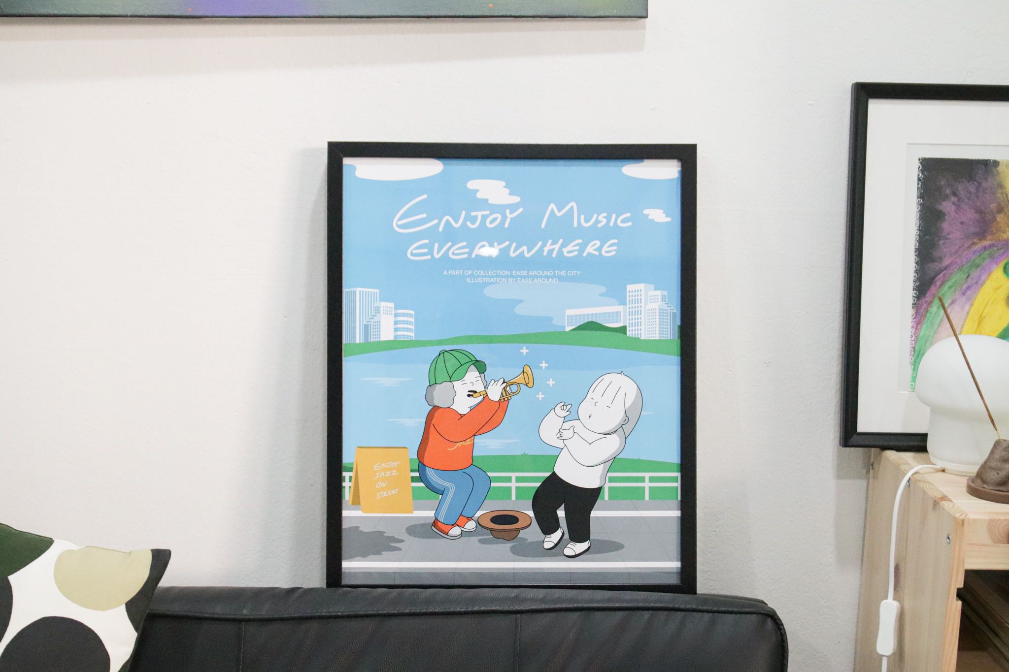 ART PRINT -  ENJOY MUSIC EVERYWHERE