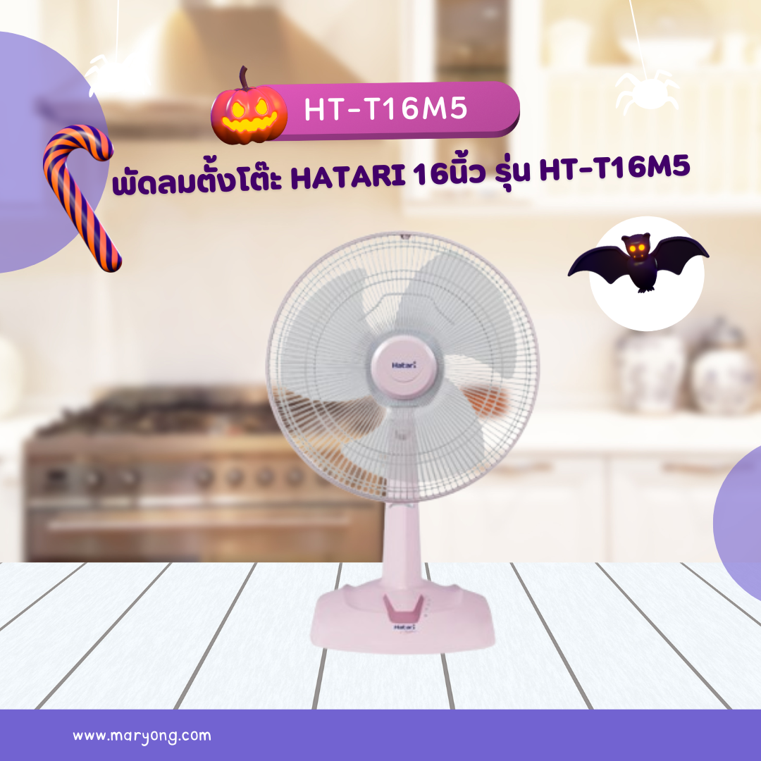 พัดลมตั้งโต๊ะ Hatari 16นิ้ว  รุ่น HT-T16M5